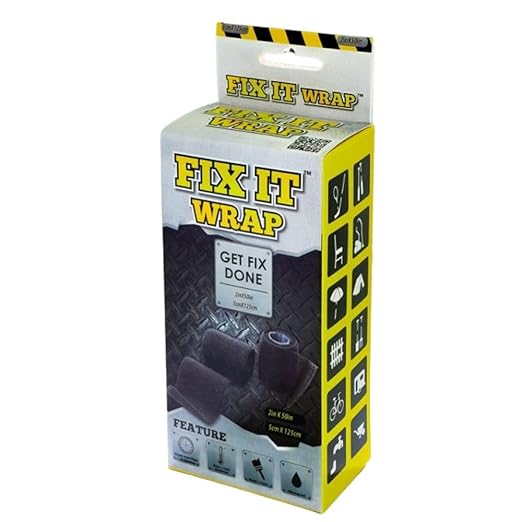 OrthoTape Fix It Wrap 2 INCH X 50 inch | Repair Wrap | Strong Fiber Weld Fix Reinforcement Repair -2 Pack