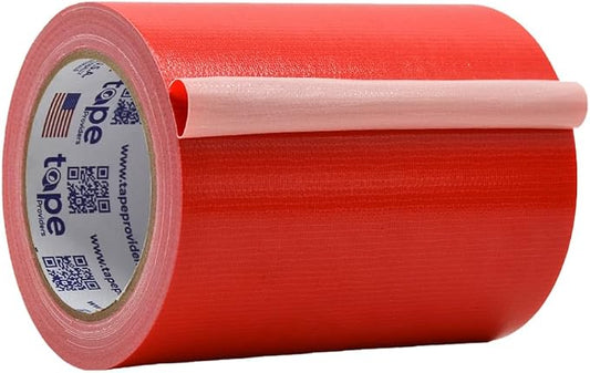 WOD DTC10 Advanced Strength Industrial Grade Red Duct Tape, 6 inch x 60 ft. Waterproof, UV Resistant For Crafts & Home Improvement
