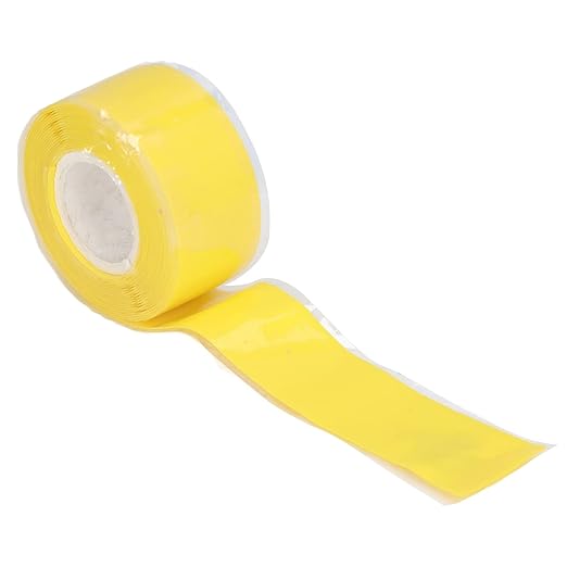 Waterproof Self-Welding Silicone Tape for Sealing Repair of Water Pipe Hoses (Yellow)