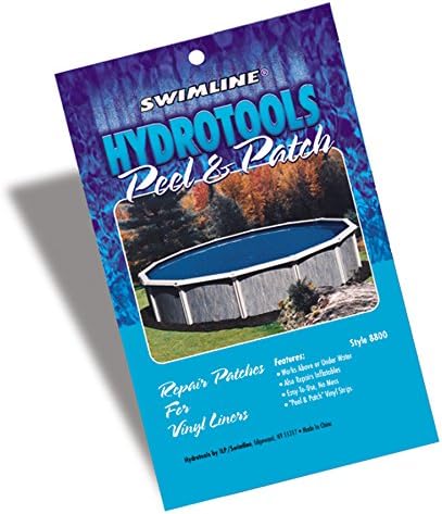 Swimline HydroTools Pool Peel & Patch Vinyl Repair Strip Kit | 5 Strips Per Pack | 2-Pack