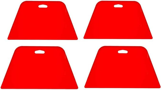 MIZORLIE Smoothing Tool-Wallpaper flexible Smoothing Tools, Plastic Spreader Scraper for Adhesive Contact Paper Application Installing Window Film Craft and Painting (4 Pack)