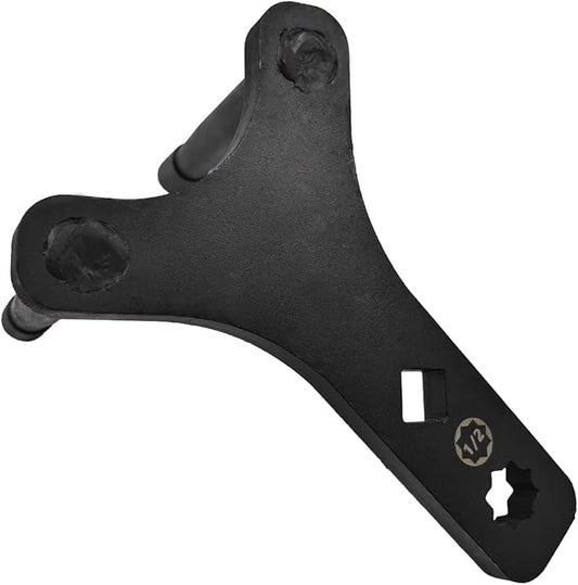 Lower Control Arm Prying Tool – Universal 1/2" Drive Lower Ball Joint Pry & Suspension Bushing Removal Tool, Heavy-Duty Pry Bar Wrench for Automotive Repair, Works with Breaker Bar & Extension
