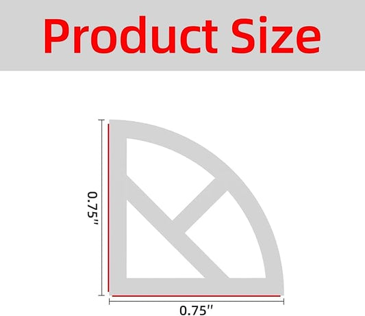 3/4 Inch Flexible Quarter Round Molding, Peel and Stick Rubber Floor Trim, Quarter Round Trim, Self-Adhesive Bathtub Trim Molding(Hollow, 480Inch)