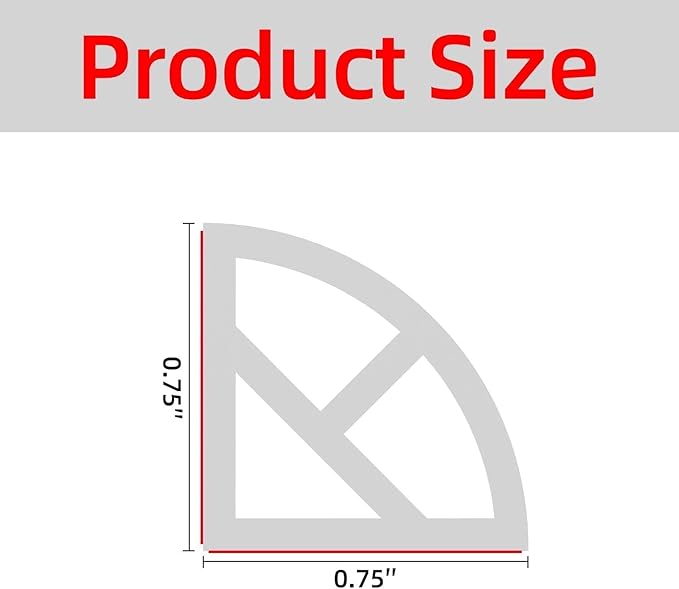3/4 Inch Flexible Quarter Round Molding, Peel and Stick Rubber Floor Trim, Quarter Round Trim, Self-Adhesive Bathtub Trim Molding(Hollow, 240Inch)