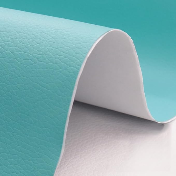 20 X 197 Inches Leather Repair Kit for Furniture, Waterproof Leather Tape Patch Couch Covers Car Seat Repair Self Adhesive Leather Repair Kit (Sky Blue)