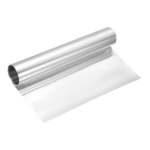 uxcell Aluminum Flashing Roll, 12in x 3.3ft Metal Roof Panels 0.15mm Waterproof Aluminum Sheet Roll for House Repair, Roof Flashing, Sealing Windows Doors, DIY Projects