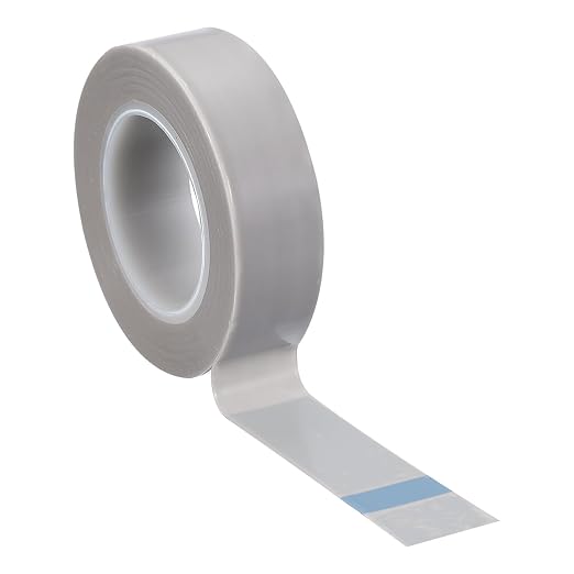 PATIKIL 3/4" x 33ft Heat Resistant Tape, High Temperature Tape PTFE Adhesive High Heat Tape Waterproof Smooth Surface for Vacuum Sealer Machine Insulation Protection, 0.18mm Thick, 1PCS