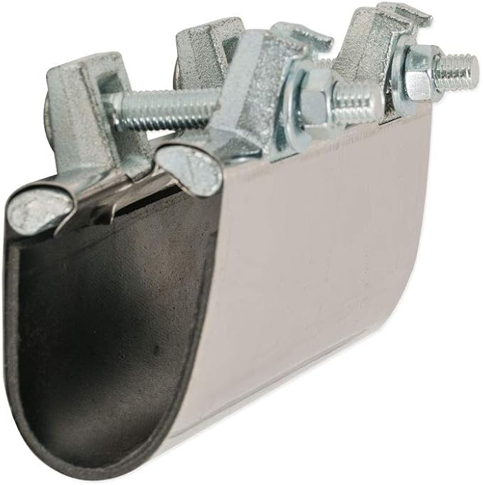 Eastman 2 Inch IPS Pipe Repair Clamp, 6 Inch Length, Stainless Steel, 45198 (Pack of 3)