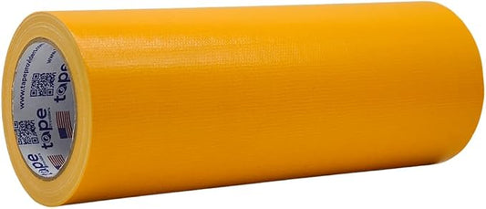 WOD DTC10 Advanced Strength Industrial Grade Schoolbus Yellow Duct Tape, 12 inch x 60 ft. Waterproof, UV Resistant For Crafts & Home Improvement