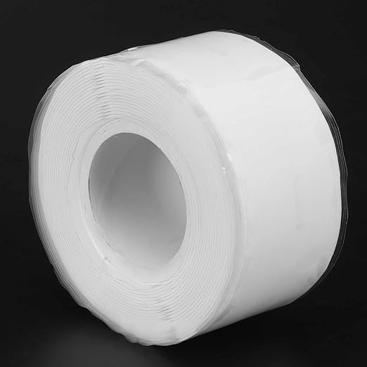 Zunate Silicone Rubber Tape for Pipe Leak Repair, 25mm X High Temperature Strong Adhesive SelfFusing Tape for Plumbing Emergency, & Tear