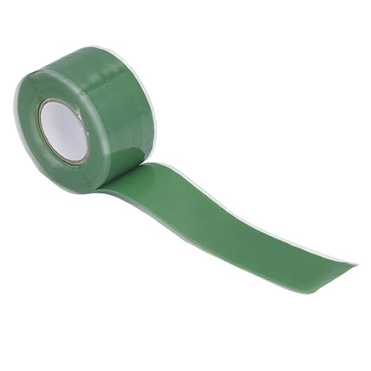 Self Fusing Waterproof Silicone Adhesive Tape for Waterproof Repair of Water Pipe Repair (Green)