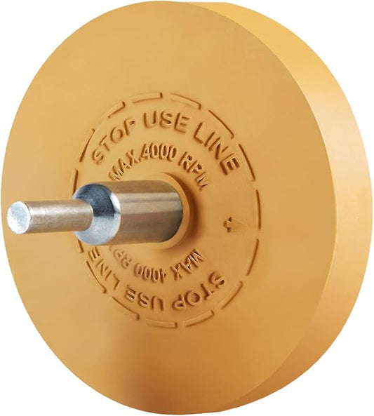 Decal Remover Eraser Wheel Rubber Eraser Wheel Adhesive Remover Wheel for Cars Sticker Remover Tool Removes Pinstripe Stripe Vinyl Tape and Graphic