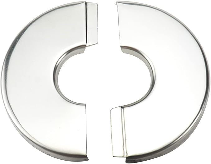 Wall Split Flange, Stainless Steel Round Escutcheon Plate for 0.91"/23mm Diameter Pipe, Pack of 4