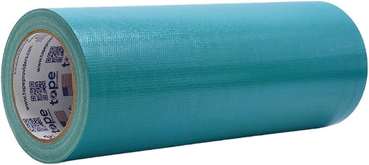 WOD DTC10 Advanced Strength Industrial Grade Teal Blue Duct Tape, 12 inch x 60 ft. Waterproof, UV Resistant For Crafts & Home Improvement
