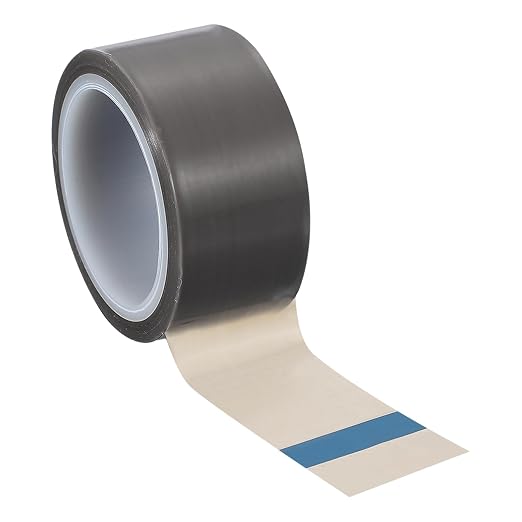 PATIKIL 1" x 33ft Heat Resistant Tape, High Temperature Tape PTFE Adhesive High Heat Tape Waterproof Smooth Surface for Vacuum Sealer Machine Insulation Protection, 0.06mm Thick, 1PCS