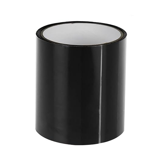 EORTA Strong Waterproof Tape Flexing Repair Tape Seal/Stop Leaks/Moistureproof Adhesive Tape for Car Pipes, Patch, Cracks, Water Tanks, Drums, 10X150 CM/4" X 59", Black