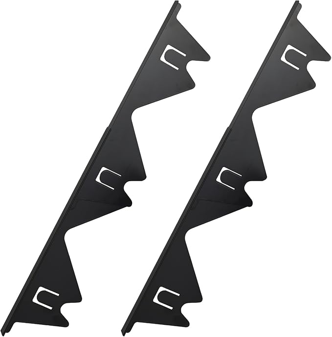 Stove Gap Covers Stainless Steel, 2 Pcs Stove Gap Filler, Heat Resistant and Easy to Clean, Retractable Length 13.8" to 27.5", Width 0.79",Black