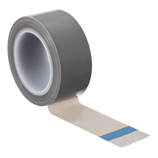 PATIKIL 1" x 33ft Heat Resistant Tape, High Temperature Tape PTFE Adhesive High Heat Tape Waterproof Smooth Surface for Vacuum Sealer Machine Insulation Protection, 0.1mm Thick, 1PCS