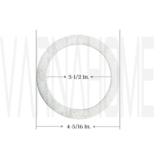 O-Ring Strainer Gasket Set, 2 EPE O-Ring Gasket, 1 Rubber Seal Ring and 1 Paper Washer Fits for 3-1/2 Inch VARNAHOME Kitchen Sink Drain