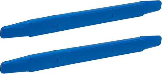 RecPro RV 2 Pack Tapered Plastic End Stick Tool | Settings Tool | Windshield Stick | All Purpose RV Blue Stick | Caulk Spreader | Adhesive Applier