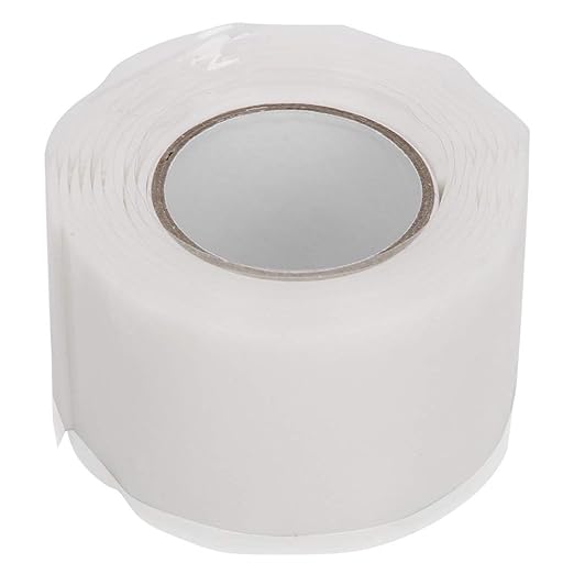 Tape, Pipe Repairing Supplies, Home Pipe & Pipeline Repairing Solution with Strong Stickiness for Quick Sealing, Suitable for PVC, PPR, Metal, Iron Casting, Hard Pl (White)