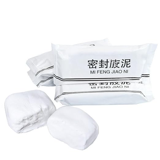 Waterproof Sealant Mastic for Drains & Pipes, Strong Adhesive Repair Sealing Clay for Leaks, Quick Wall Mending Mud Filler for Holes, Cracks, Gaps – Indoor & Outdoor Use (3 PCS)