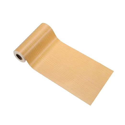 PATIKIL Wood Grain Tape 4.7" x 32 ft, Self-Adhesive Wood Texture Repair Tape Realistic Wooden Effect Patch for Furniture Cabinets Floor Walls, American Oak