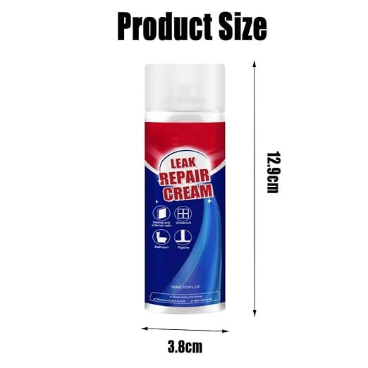 Bllosom Leak Repair Waterproof Sealant Spray,Waterproof Patch & Seal Rubberized Sealant Spray,Liquid Sealant Spray,Waterproof Roof Sealant (Blue,1pcs)