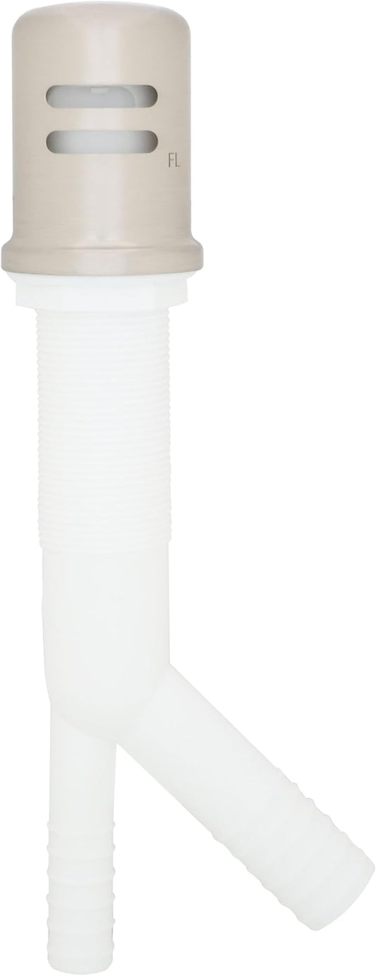 Westbrass D200-1-20 1-3/4" x 2-3/4" Solid Brass Air Gap Cap Kit, Skirted, Stainless Steel
