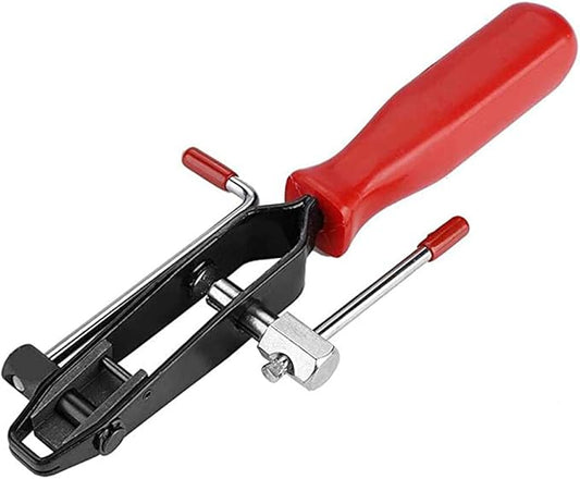 CV Joint Ear Clamp Banding Tool with Cutter, ESreake Auto Vehicle Tools Cut-Off Pliers Use for Car Repair, 10mm Fuel Hose, Cooling System, Vacuum Hoses Clamping (CV Joint Banding Tool with Cutter)