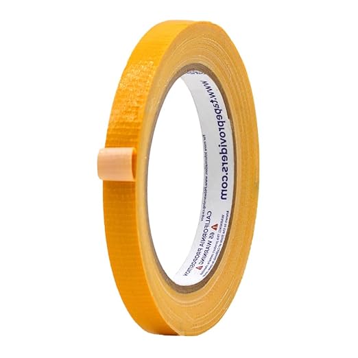 MAT Duct Tape Schoolbus Yellow Industrial Grade, 1/2 inch x 60 ft. Waterproof, UV Resistant for Crafts, Home Improvement, Repairs, & Projects