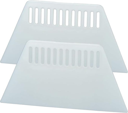 Scraper 2-Pack, 10x5 Inch Smoothing Tool for Wallpaper, Contact Paper and Window Film Application, Bubble Removal DIY Tool