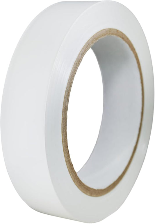GGR SUPPLIES T.R.U. CVT-536 White Vinyl Pinstriping Dance Floor Tape: 1 in. Wide x 36 yds. Several Colors