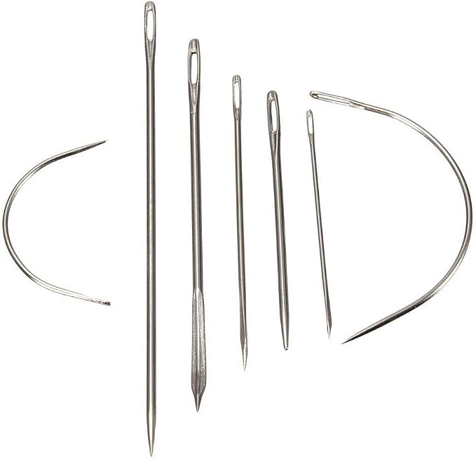 Vitoki Heavy Duty Hand Sewing Needles Kit for Home Upholstery Carpet Leather Canvas Repair by Vitoki, Pack of 7