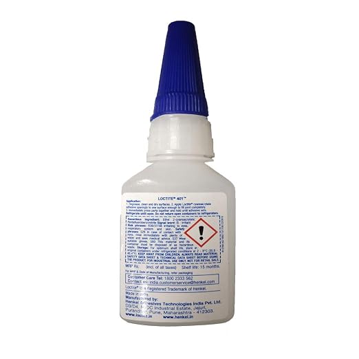 LOCTITE 401 Super Glue Instant Adhesive 20G Metal Rubber Ceramic Leather