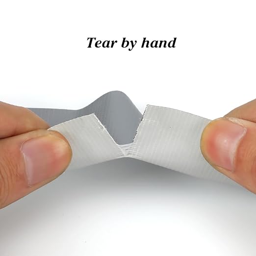 XUXU 12Pack Duct Tape Heavy Duty Waterproof Strong Adhesive Silver Duct Tape Bulk for Indoor Outdoor Repairs Tear by Hand 240 Yards x 2 Inch Total