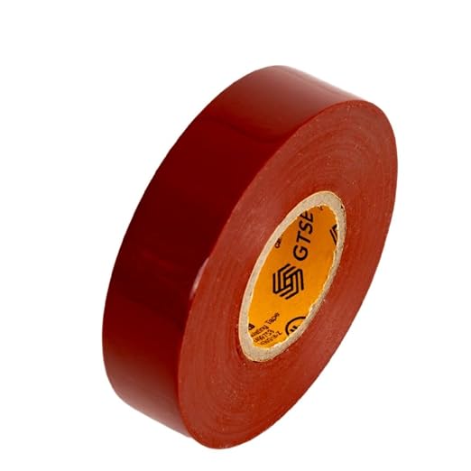GTSE Brown Electrical Tape, 120 Rolls Bulk Box – Waterproof, Industrial Grade Vinyl, 3/4 in x 66ft– Strong Self-Adhesive PVC Electric Tape for Wire Insulation, 7 Mil, 600V – UL/CSA Listed