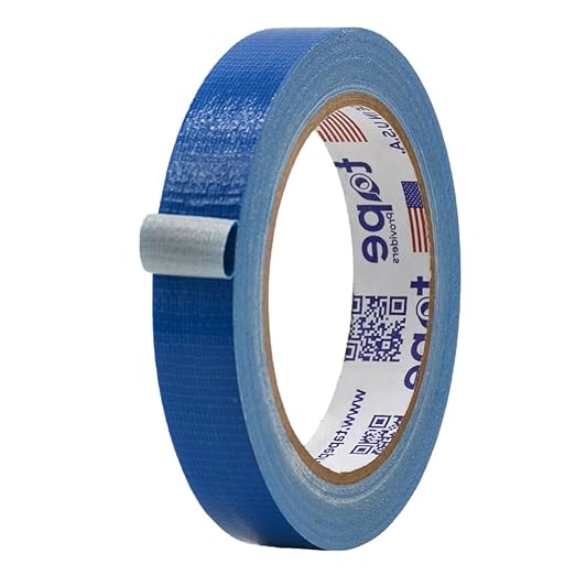 MAT Duct Tape Dark Blue Industrial Grade, 3/4 inch x 60 ft. Waterproof, UV Resistant for Crafts, Home Improvement, Repairs, & Projects