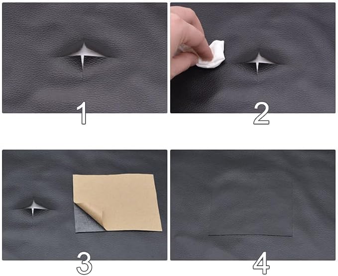 20 X 78 Inches Leather Repair Kit for Furniture, Waterproof Leather Tape Patch Couch Covers Car Seat Repair Self Adhesive Leather Repair Kit (Navy Blue)