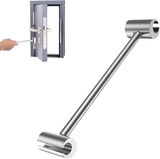 Door Hinge Adjustment Tool, 14-19mm Double Head Heavy Duty Door Hinges Repair Gap Adjusting Wrench Tool for Fireproof Door Anti-Theft Door Residential，Ergonomic Design for Easy to Use