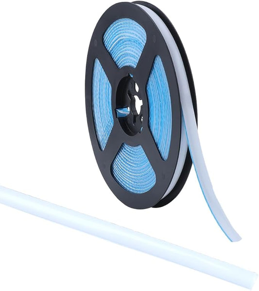GORGECRAFT 20Ft Caulk Strip 1/3" Self Adhesive White Shower Tub Toilet Caulking Gap Tape Moulding Trim Strip Decorative Sealing Sealant Tape for Stove Sink Bathroom Corner Ceramic Tile Wall