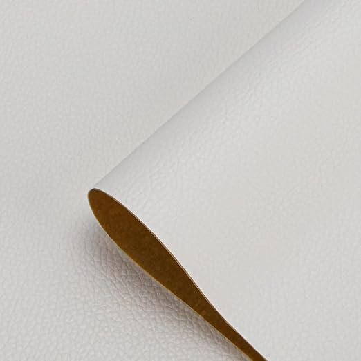 White Leather Repair Patch Tape, 39.4 x 54 Inches Large Self-Adhesive Leather Repair Kit for Furniture, Car Seats, Vinyl Leather, Couches, Sofa, Chairs