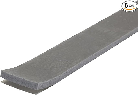 M-D Building Products 02352 30 ft. Gray Foam Tape Camper Seal for Camper Shells (Pack of 6)