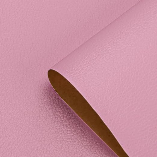 Pink Leather Repair Patch Tape, 39.4 x 54 Inches Large Self-Adhesive Leather Repair Kit for Furniture, Car Seats, Vinyl Leather, Couches, Sofa, Chairs
