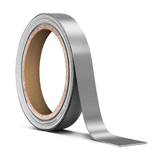 VViViD Satin Silver Chrome Pinstripe Vinyl Tape Roll (¼” x 25ft)