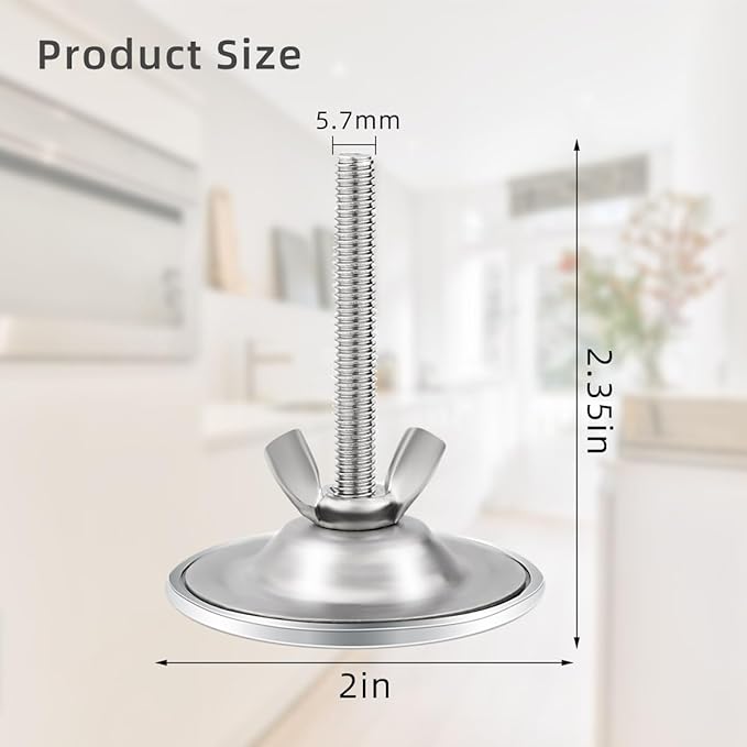 Kitchen Sink Hole Cover Faucet Hole Cover Stainless Steel Plug Sealing Cover Kitchen Sink Tap Hole Plate Stopper Cover 2 Inch Blanking Metal Plug Silver Faucet Plug Covers for Leakage Prevention