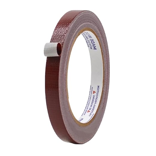 MAT Duct Tape Burgundy Industrial Grade, 1/2 inch x 60 ft. Waterproof, UV Resistant for Crafts, Home Improvement, Repairs, & Projects