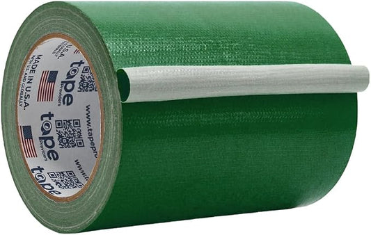 WOD DTC10 Advanced Strength Industrial Grade Dark Green Duct Tape, 6 inch x 60 ft. Waterproof, UV Resistant For Crafts & Home Improvement