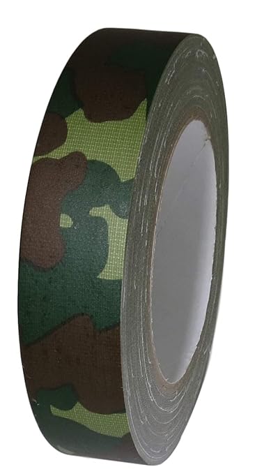 GGR Supplies T.R.U. CDT-36 Industrial Grade Duct Tape. Waterproof and UV Resistant. Multiple Colors Available. 25 Yards. (Camouflage/Military, 1 in.)