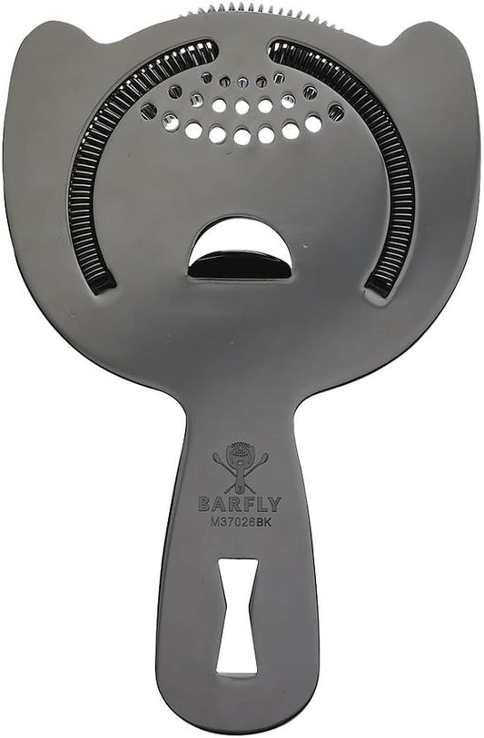 Barfly Heavy Duty Spring Bar Strainer, Gun Metal Black